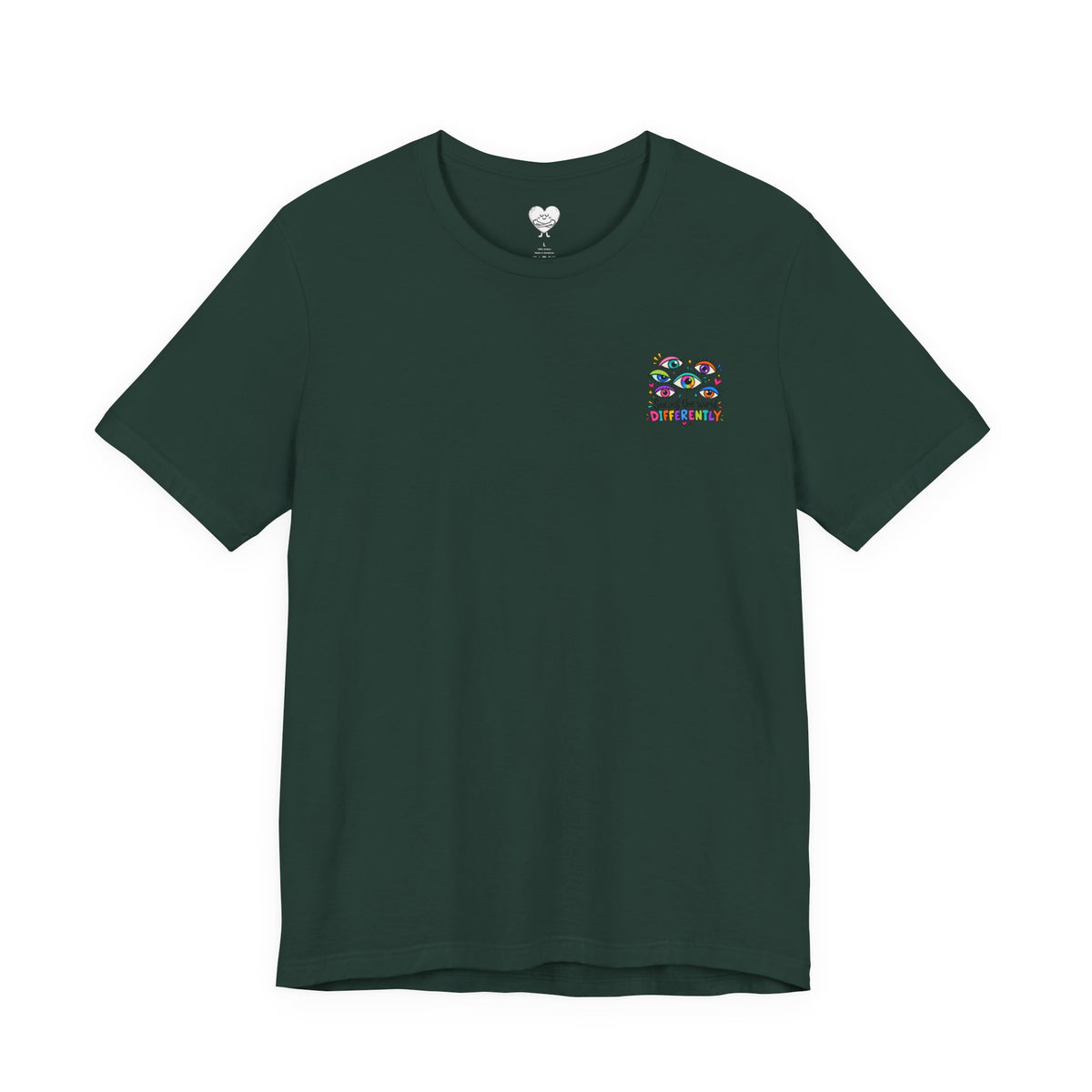 Adult Unisex "Seeing the World Differently" Eye Art T-Shirt