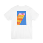Adult Unisex ADHD Graphic T-Shirt, Colorful Neurodiversity Design