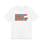 Adult Unisex "ADHD Attention Deficit Hyperactivity Disorder" Text Tee