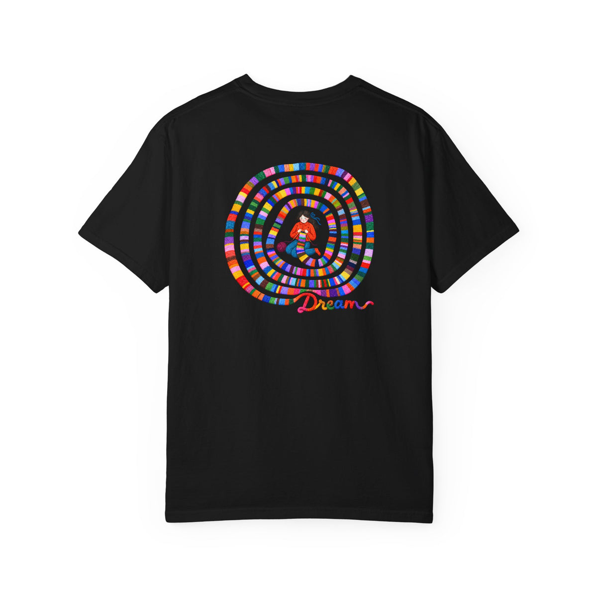 Adult Unisex Colourful Spiral Dream Graphic T-Shirt