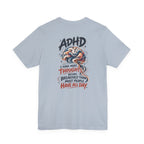 Adult Unisex ADHD Brain T-Shirt, Funny Neurodivergent Typography