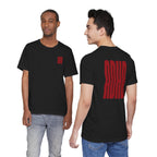 Adult Unisex abstract "ADHD' Wavy Letter Graphic T-Shirt