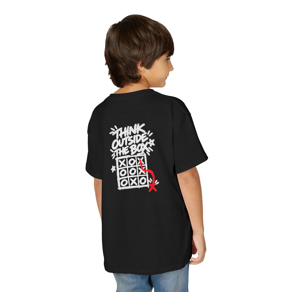 Youth Unisex "Think Outside the Box" Tic Tac Toe T-Shirt