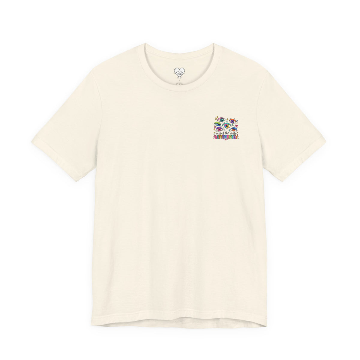 Adult Unisex "Seeing the World Differently" Eye Art T-Shirt
