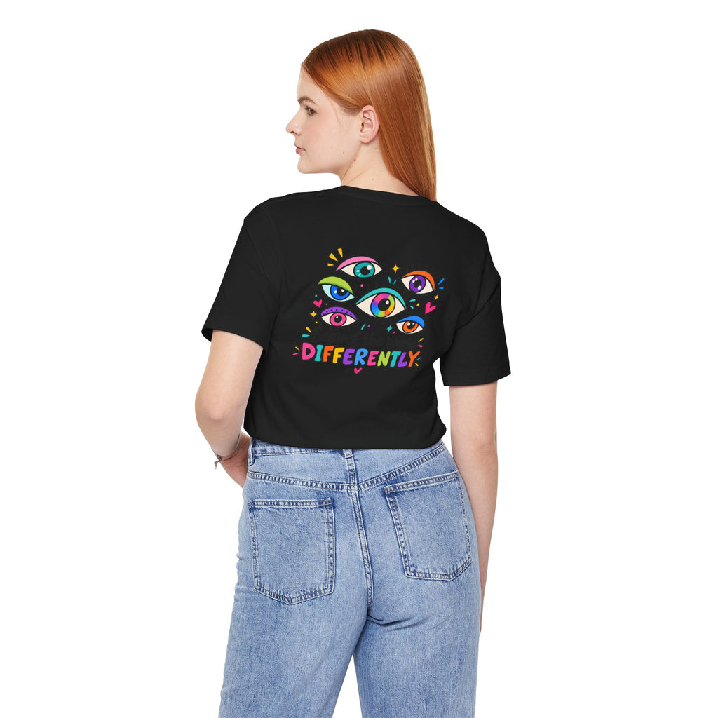 Adult Unisex "Seeing the World Differently" Eye Art T-Shirt