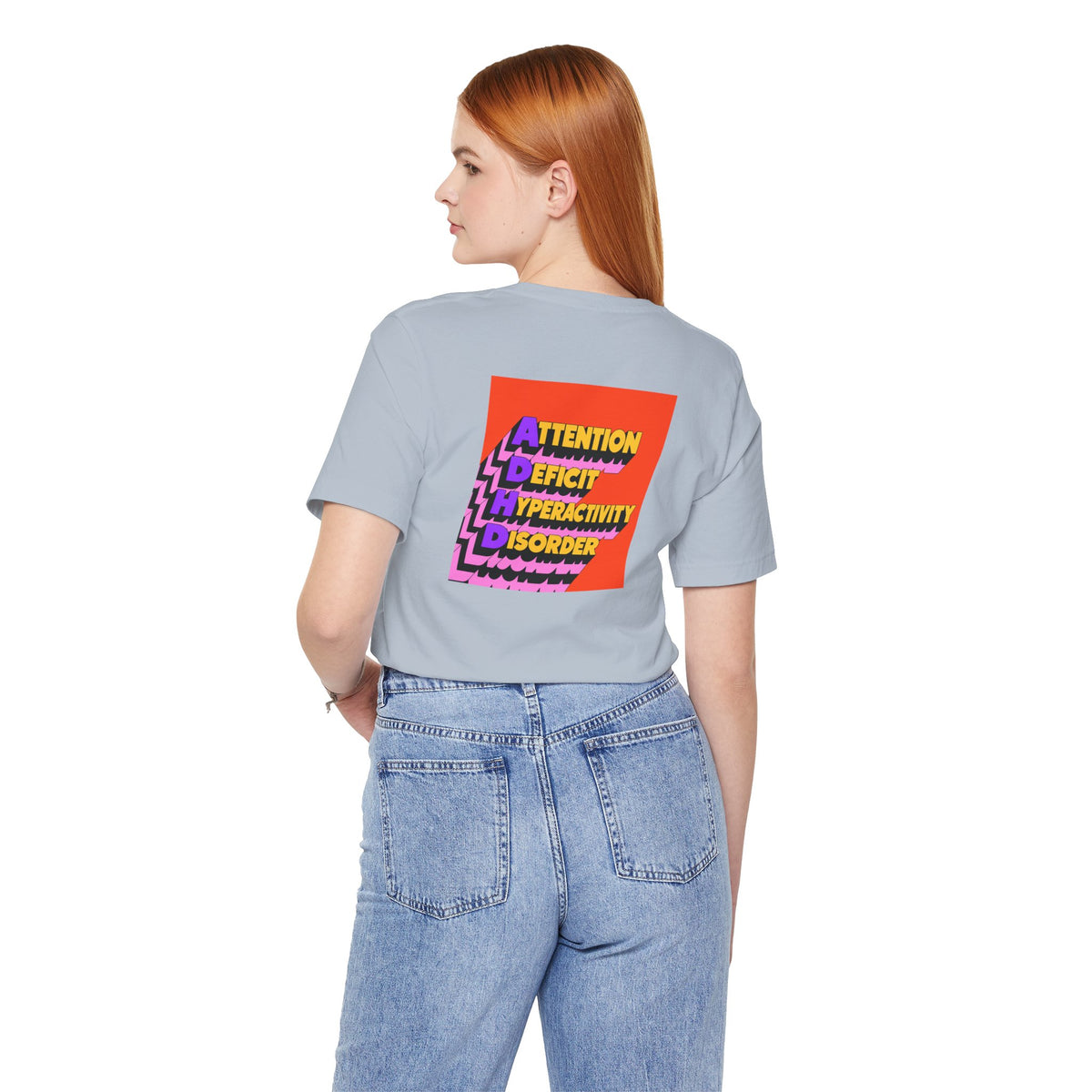 Adult Unisex ADHD Attention Deficit Hyperactivity Disorder Awareness T-Shirt