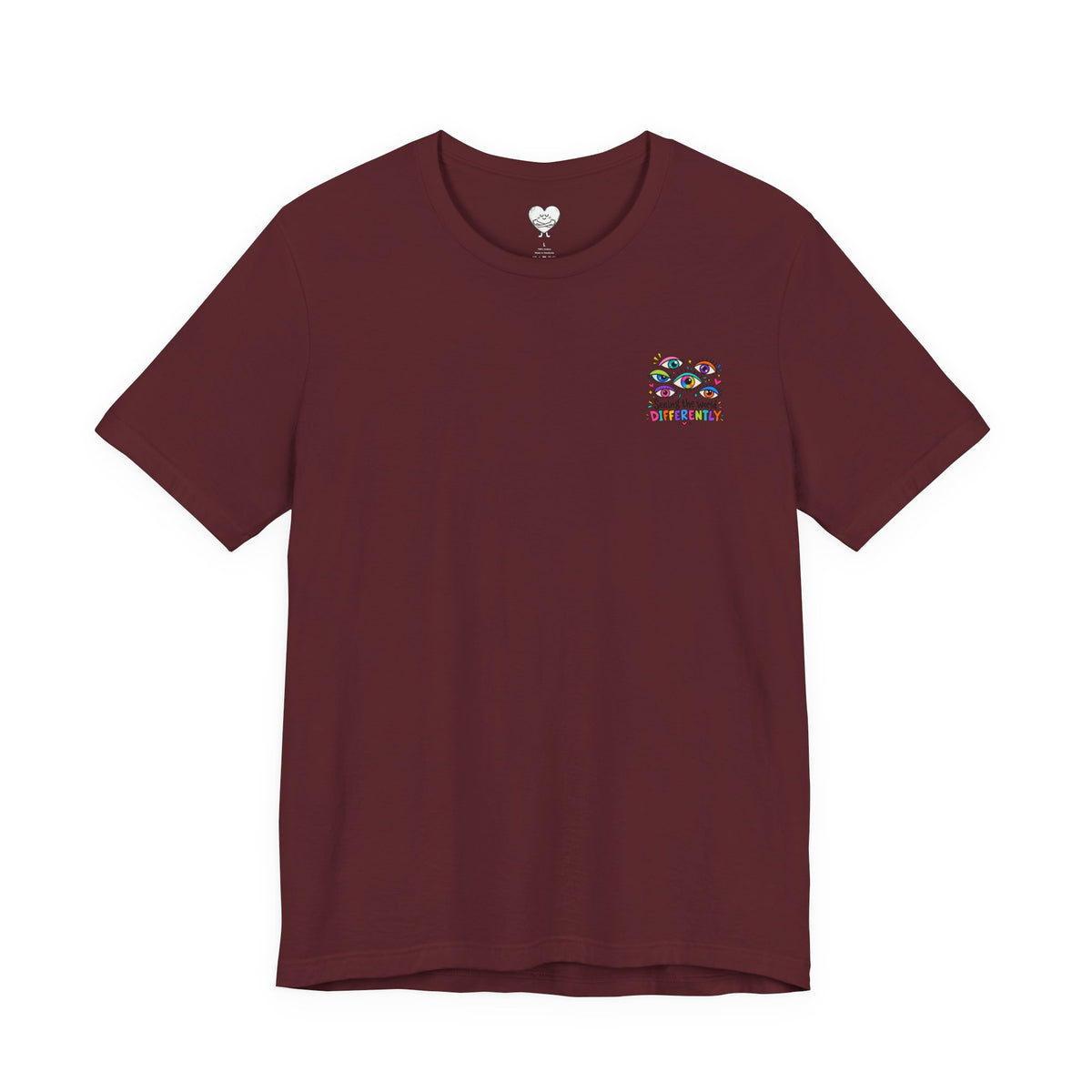Adult Unisex "Seeing the World Differently" Eye Art T-Shirt