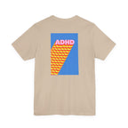 Adult Unisex ADHD Graphic T-Shirt, Colorful Neurodiversity Design