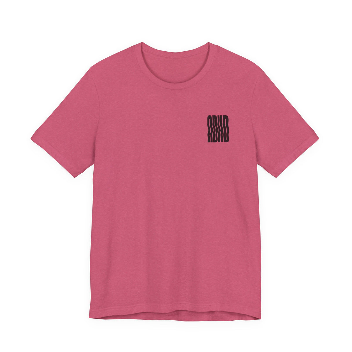 Adult Unisex abstract "ADHD' Wavy Letter Graphic T-Shirt