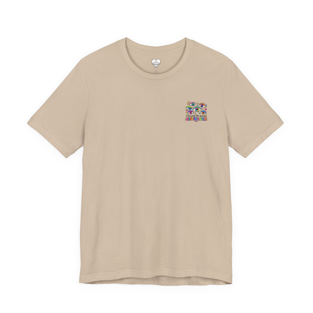 Adult Unisex "Seeing the World Differently" Eye Art T-Shirt