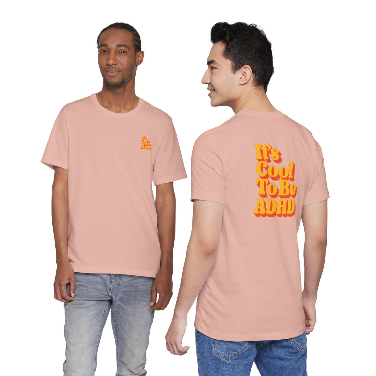 Adult Unisex "It’s Cool To Be ADHD" T-Shirt, Neurodiversity Awareness