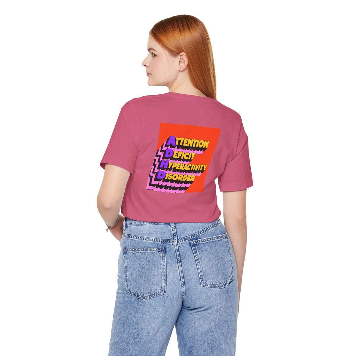 Adult Unisex ADHD Attention Deficit Hyperactivity Disorder Awareness T-Shirt