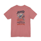 Adult Unisex ADHD Brain T-Shirt, Funny Neurodivergent Typography