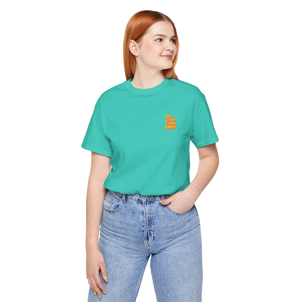 Adult Unisex "It’s Cool To Be ADHD" T-Shirt, Neurodiversity Awareness