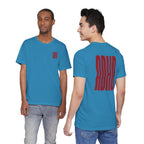 Adult Unisex abstract "ADHD' Wavy Letter Graphic T-Shirt