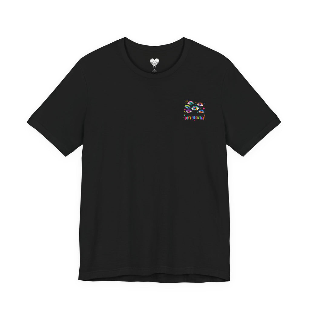 Adult Unisex "Seeing the World Differently" Eye Art T-Shirt