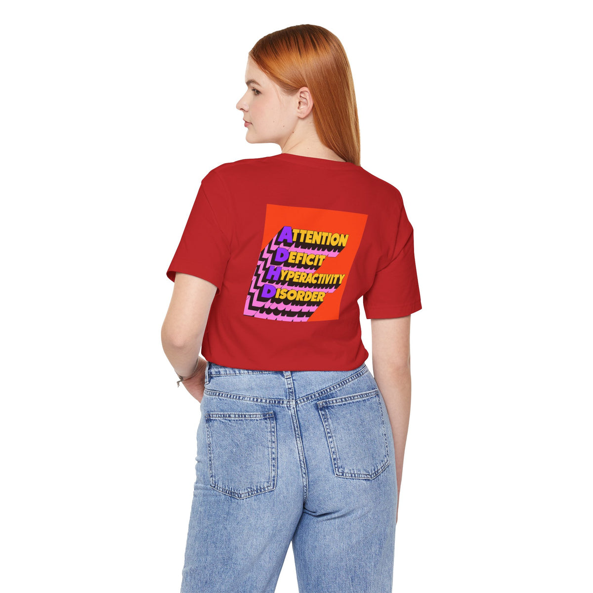 Adult Unisex ADHD Attention Deficit Hyperactivity Disorder Awareness T-Shirt