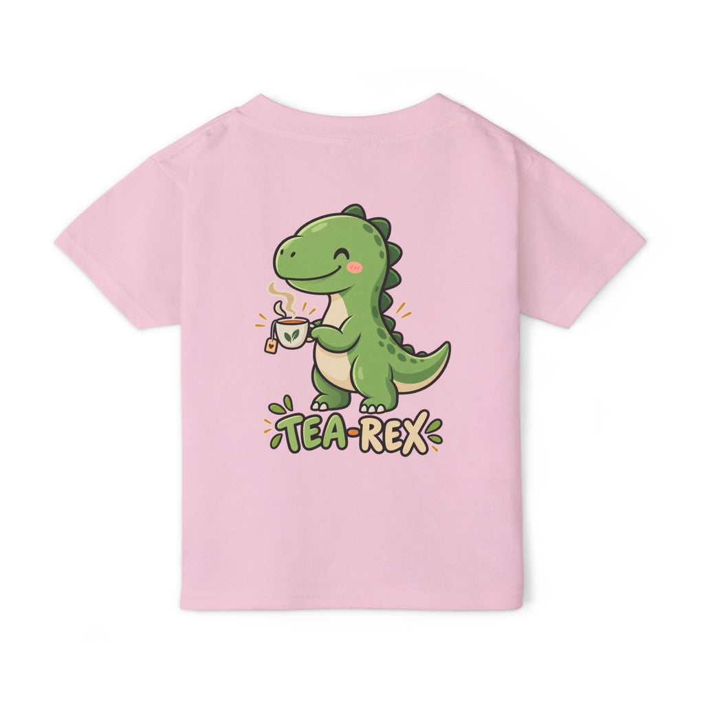 Toddler "Tea-Rex" Dinosaur Drinking Tea T-Shirt