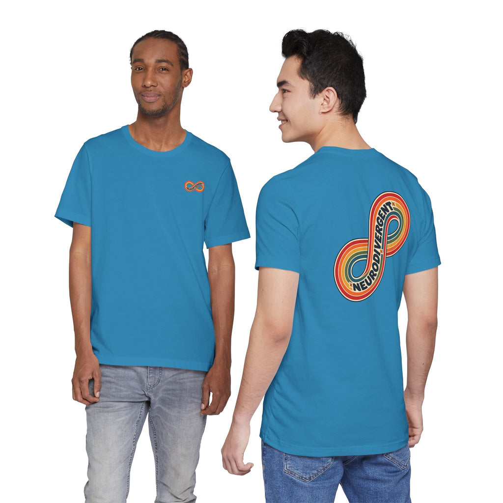 Unisex Rainbow Infinity Graphic T-Shirt