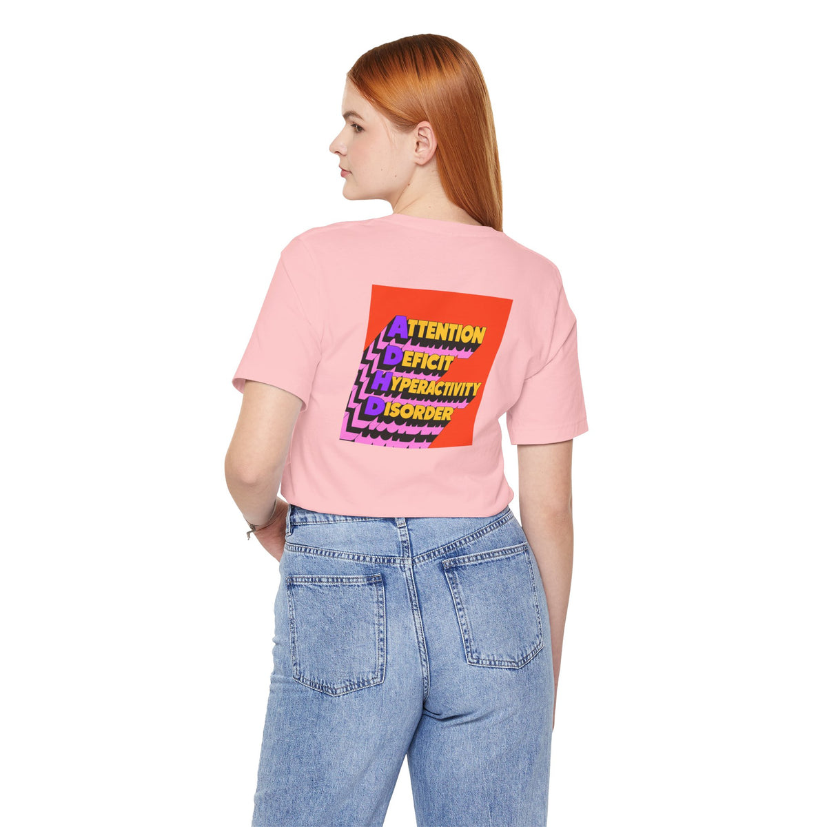Adult Unisex ADHD Attention Deficit Hyperactivity Disorder Awareness T-Shirt