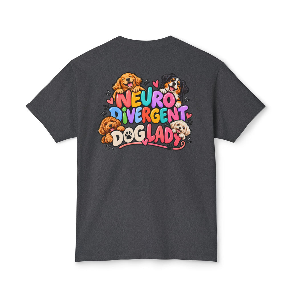 Adult Unisex "Neurodivergent Dog Lady" Graphic T-Shirt